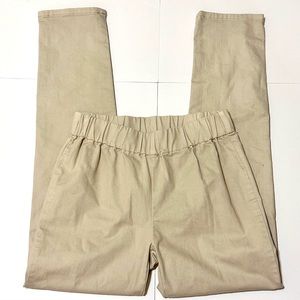 Soft Surroundings Beige Pull On Straight Leg Pants | Size S